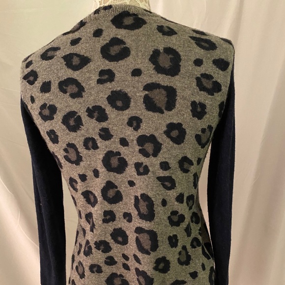 SOLD Rebecca Taylor leopard sweater S - Picture 3 of 7